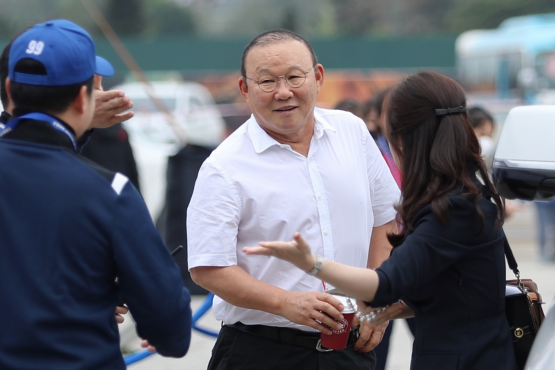 Phan ung cua ong Park khi duoc hoi ve viec tro lai tuyen Viet Nam hinh anh