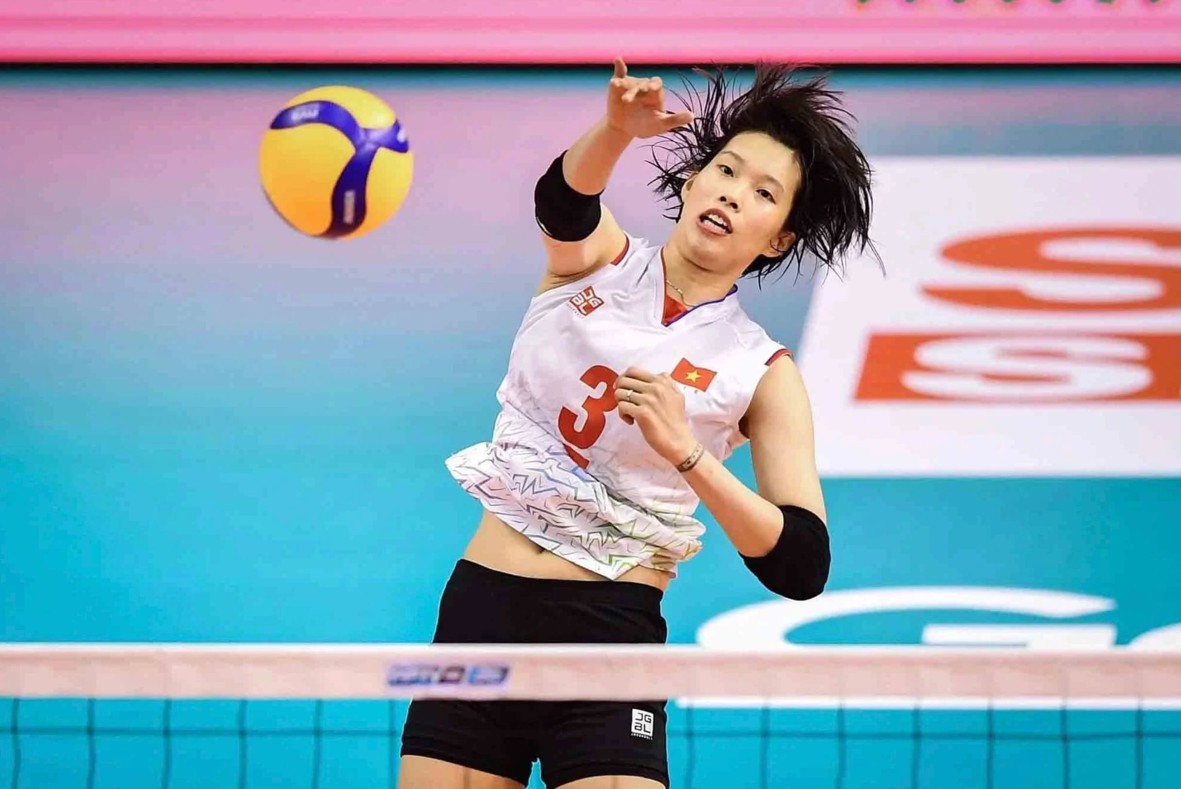 Bong chuyen nu Viet Nam dat chi tieu gianh HCV SEA Games 33 hinh anh