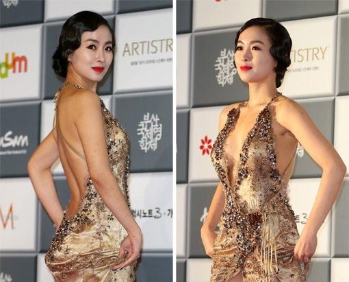 Nguoi dep Han bi 'nem da' du doi vi co tinh ho hang hinh anh