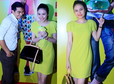 Van Trang xach tui LV 60 trieu ra mat phim 'Tien chua' hinh anh