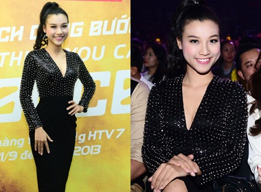 Hot girl 'Nguoi dan chuong trinh' noi bat giua sao Viet hinh anh