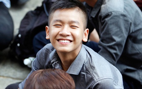 Gap chang hot boy nho tuoi nhat Vietnam Idol 2013 hinh anh