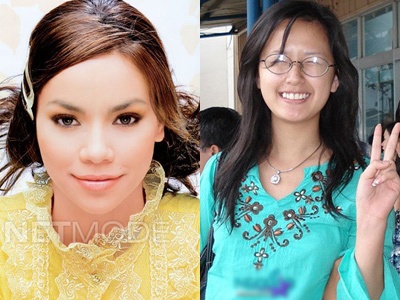 Dung nhan tho kech cua my nhan Viet thuo moi vao nghe hinh anh