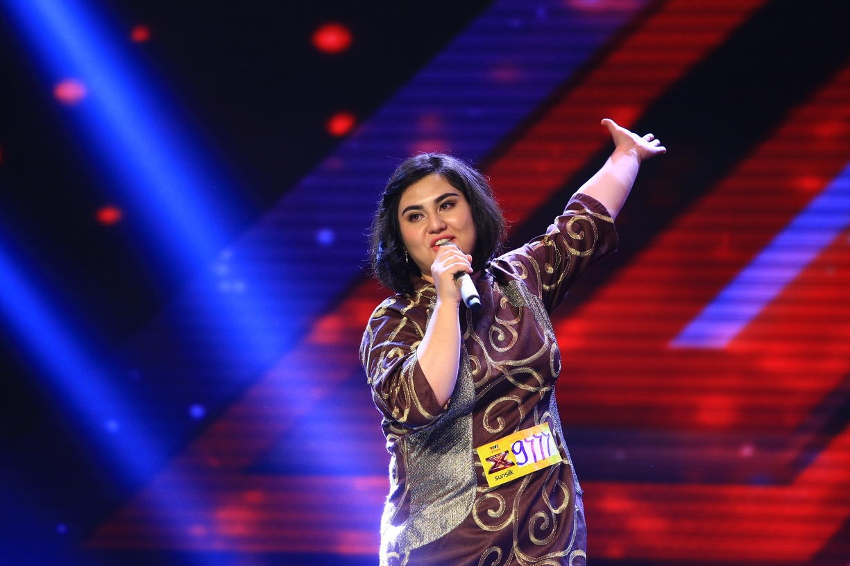 Sevinch có ngoại hình dễ thương.