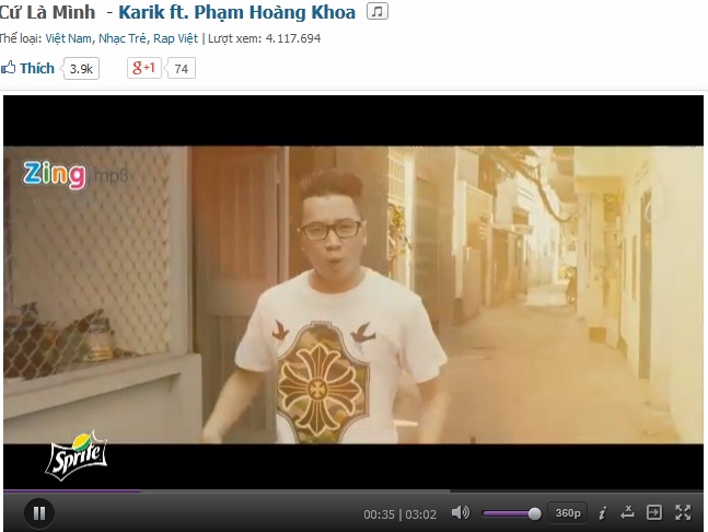V Cứ là ình của Karik.