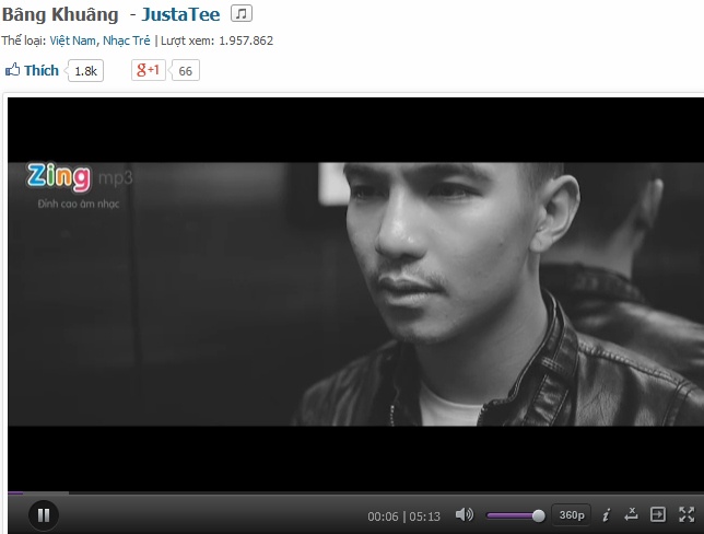 Cường Seven trong MV của JustaTee.