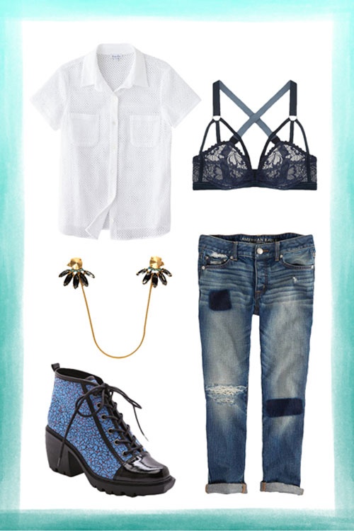 Khi diện đầm liền khoe lưng trần bạn có thể sử dụng một chiếc áo ngực có phần đai được thiết kế cá tính và màu sắc đồng màu với váy. Nhờ đó mà dù có để lộ áo ngực, bạn vẫn là một cô gái rất thời trang.