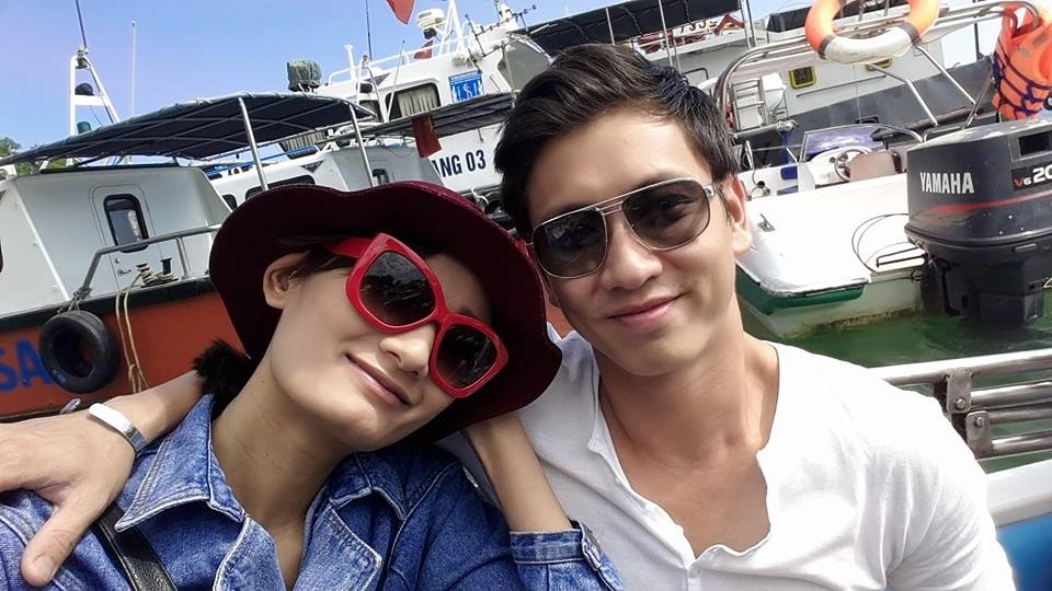 Ảnh ngọt ngào của đôi tình nhân.