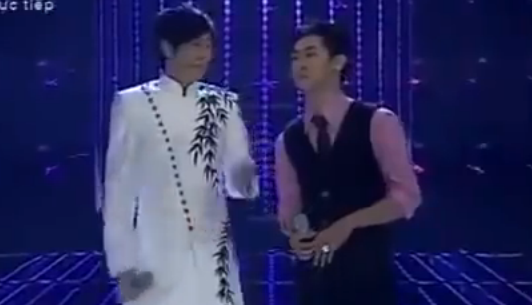 Clip Hoai Linh lan dau song ca voi con trai nuoi hinh anh