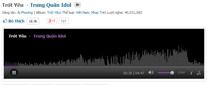 Trung Quân đã lấy lại phong độ.