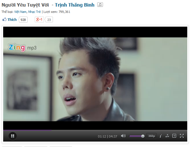 Trịnh Thăng Bình tiếp tục khai thác thế mạnh trong MV này.