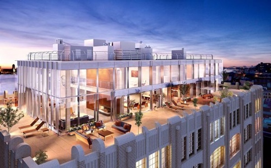 Phối cảnh biệt thự trên không của Jaejoong.