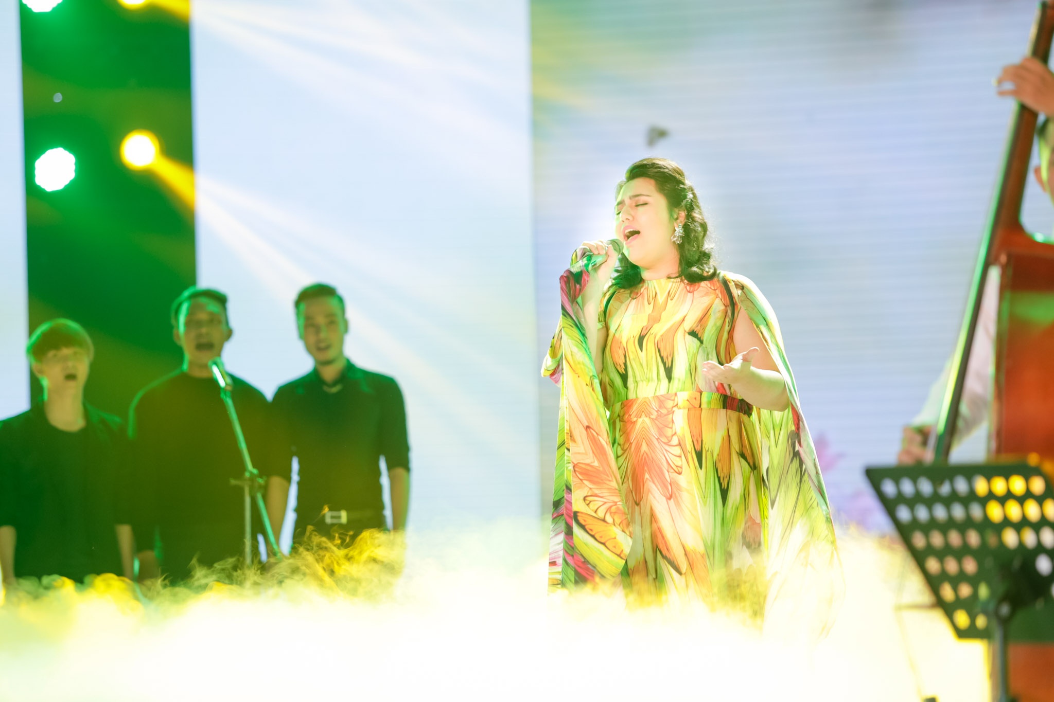 Cô gái lai Việt được Hồ Ngọc Hà tin tưởng giao cho ca khúc Khi giấc mơ về của nhạc sĩ Đức Trí. Phiên bản này của Hạnh Phúc còn rất non nớt, vấp phải nhiều lỗi nhưng xét về tổng thể, người nghe lại cảm thấy hài lòng.