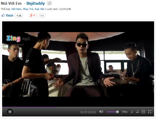 Big Daddy trong MV
