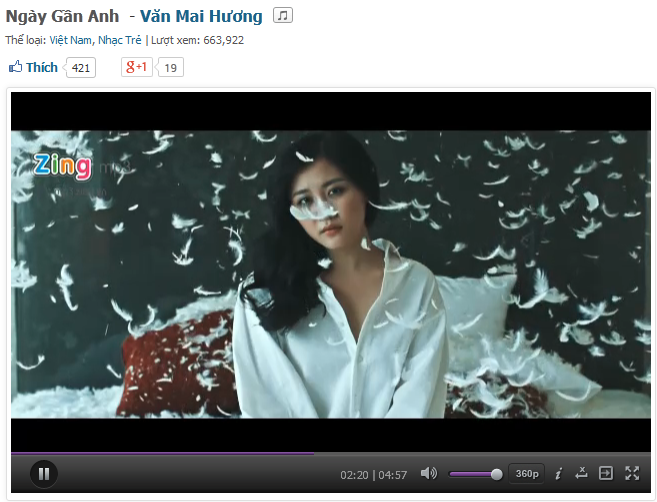 Hình ảnh trưởng thành của Văn Mai Hương trong tình yêu.