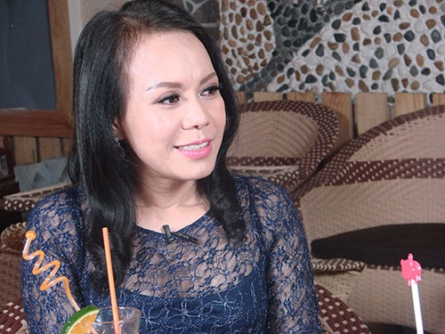 Việt Hương ngoài đời.