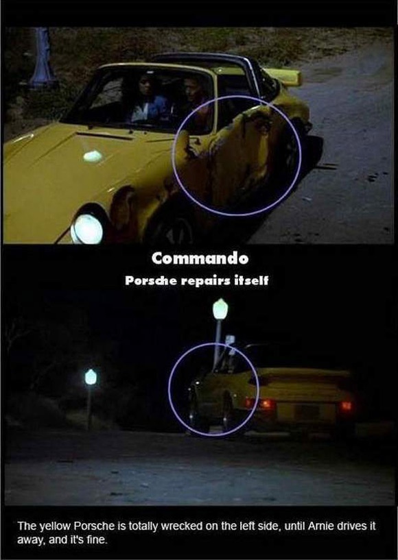 Trong Comando, chiếc Porsche có