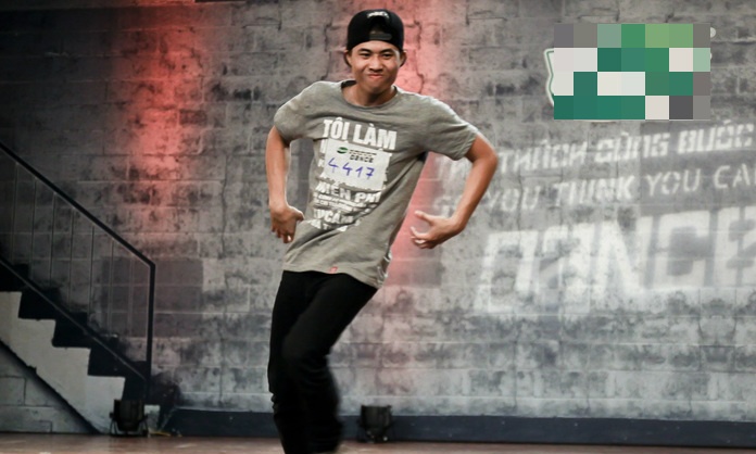 Chang trai uoc mo lam dau bep nhay hiphop dieu luyen hinh anh