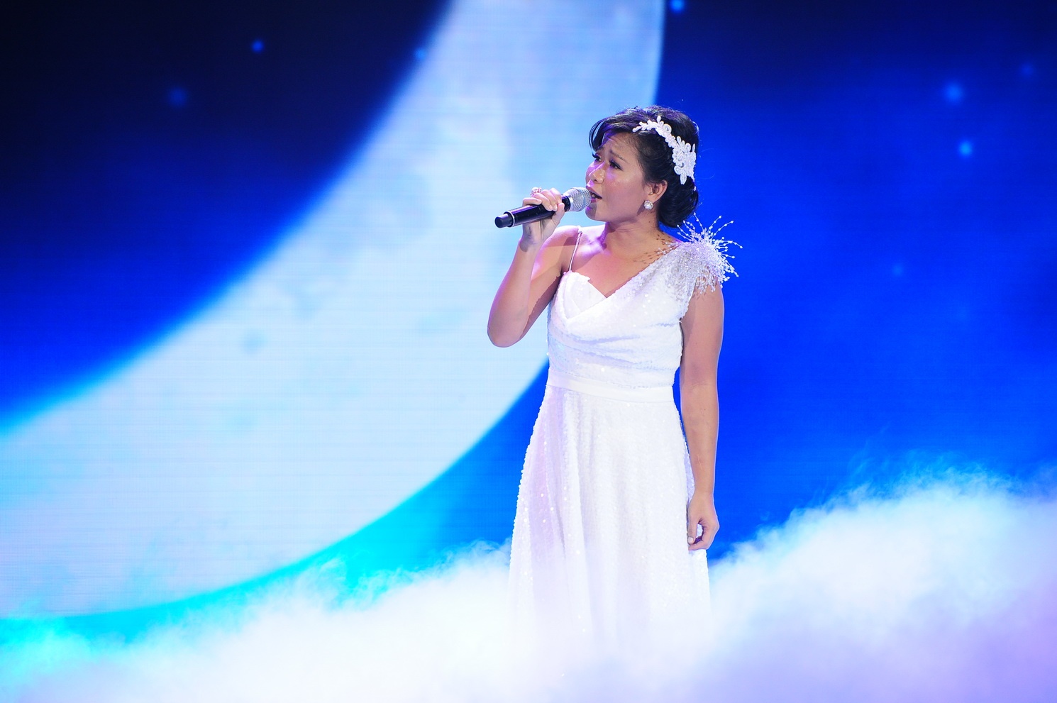 Ca khúc Nếu chỉ còn một ngày để sống mà Thái Trân chọn dù không có phong độ tốt nhưng chị đã làm nhiều người phải khóc vì quá xúc động.