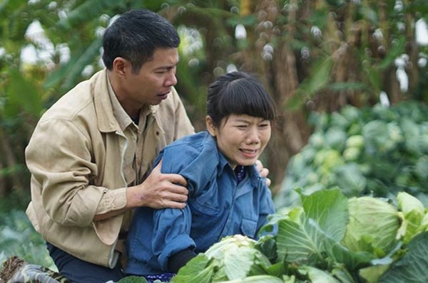 Nghệ sĩ Công Lý trong phim “Bão qua làng”. (Ảnh: Ngọc Hà).