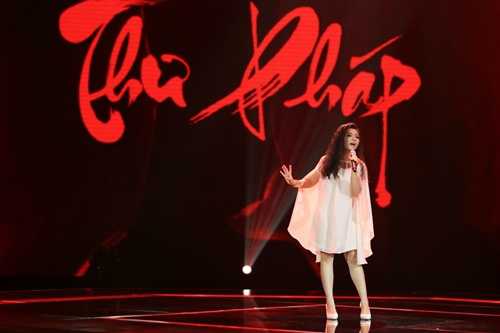 Lan Anh tao bao hat Thu phap hinh anh