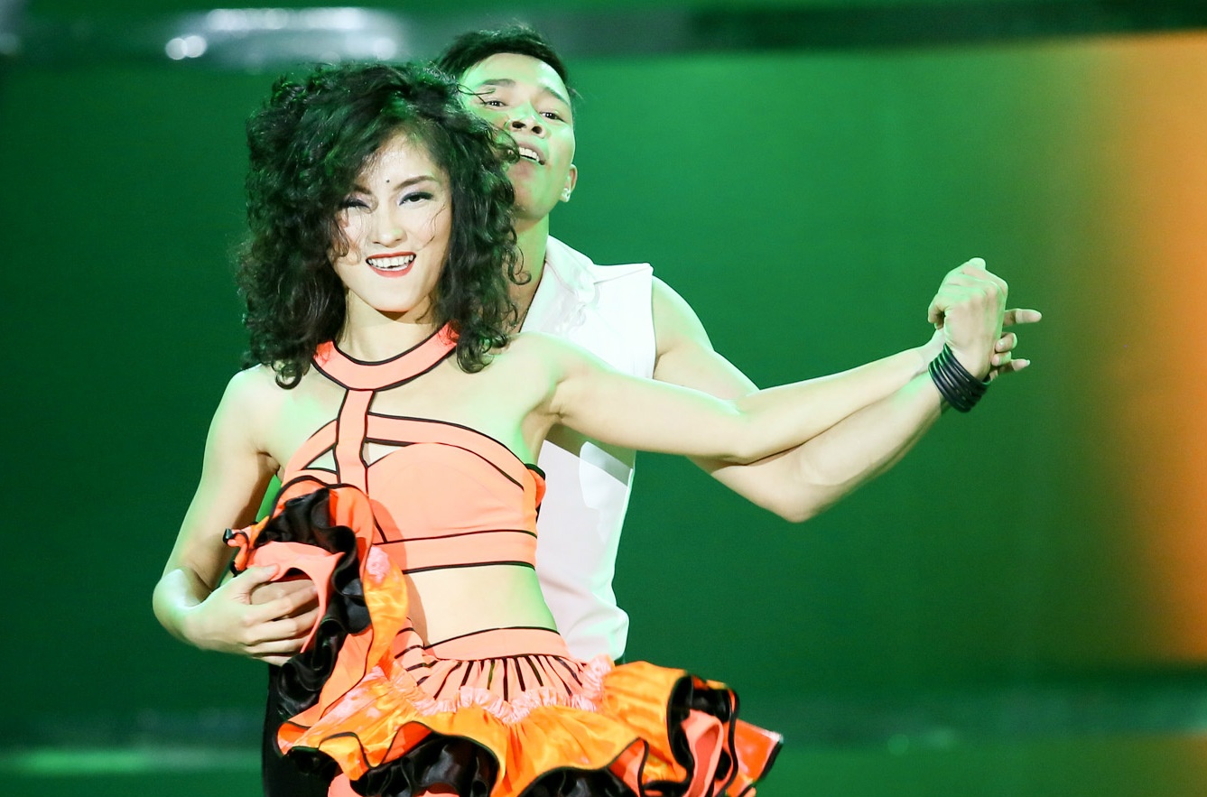 Thu Hien - Manh Quyen nong bong voi bachata hinh anh