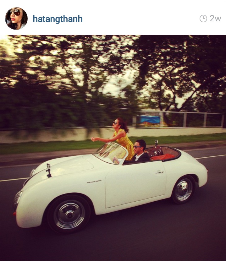 Hình ảnh ngọt ngào của vợ chồng Hà Tăng
