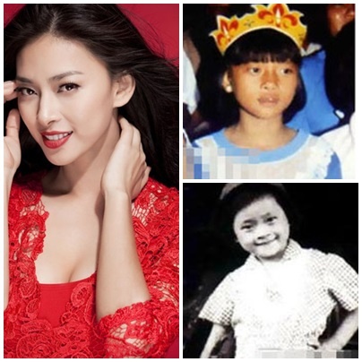 Ngô Thanh Vân bé đã khá xinh xắn dễ thương, tuy nhiên làn da trước kia của