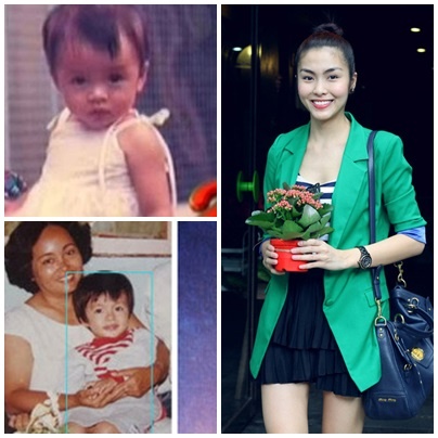 Tăng Thanh Hà thực sự đáng yêu khi còn nhỏ nhưng lớn lên cô nàng xinh đẹp hơn nhiều.