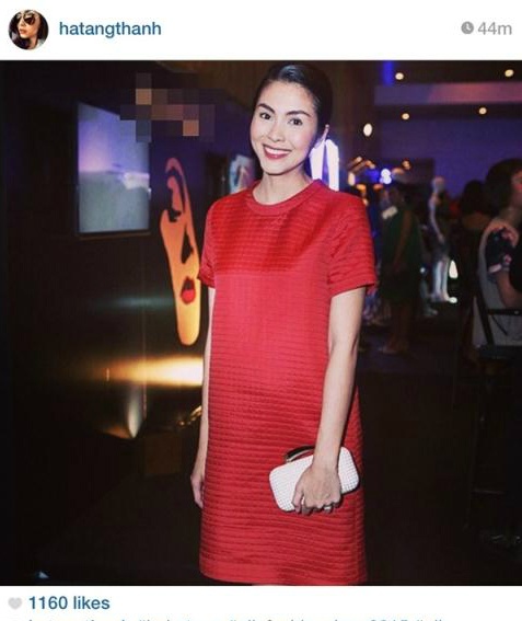 Bức ảnh do Tăng Thanh Hà đăng tải đã bị gỡ bỏ.