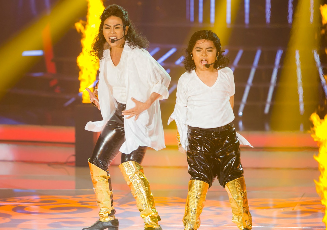 Thuy Uyen - Gia Bao hien than cua Micheal Jackson hinh anh