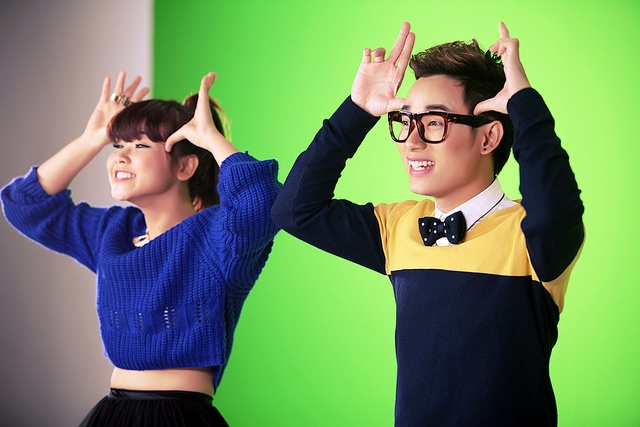 Bộ đôi Trúc Nhân - Thảo Nhi đang chiếm ưu thế.