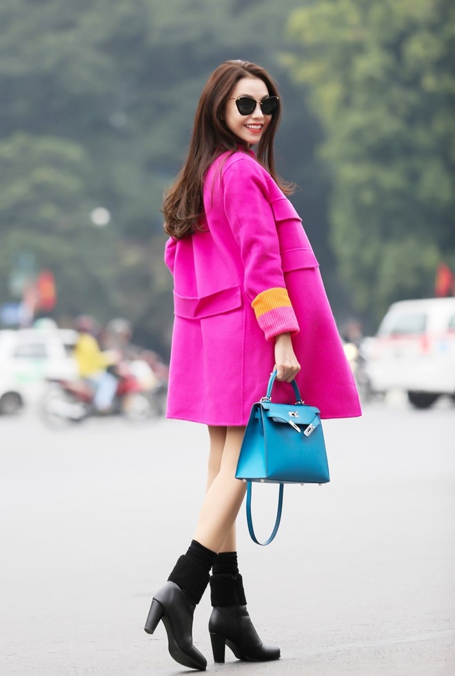 Trà Ngọc Hằng rất tự hào về bạn trai.