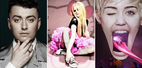 Sam Smith – “ông hoàng nhạc soul của năm”, Avril Lavigne và ca khúc Hello Kitty, Miley Cyrus và chiếc lưỡi khổng lồ.