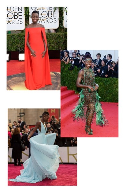 Phong cách đẳng cấp của thỏi chocolate đen Lupita.