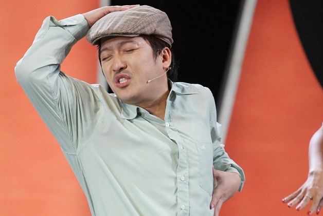 Truong Giang lam ong gia que di catwalk hinh anh