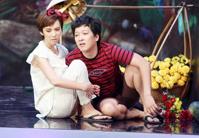 Truong Giang, Thu Trang roi nuoc mat khi dien hai kich hinh anh