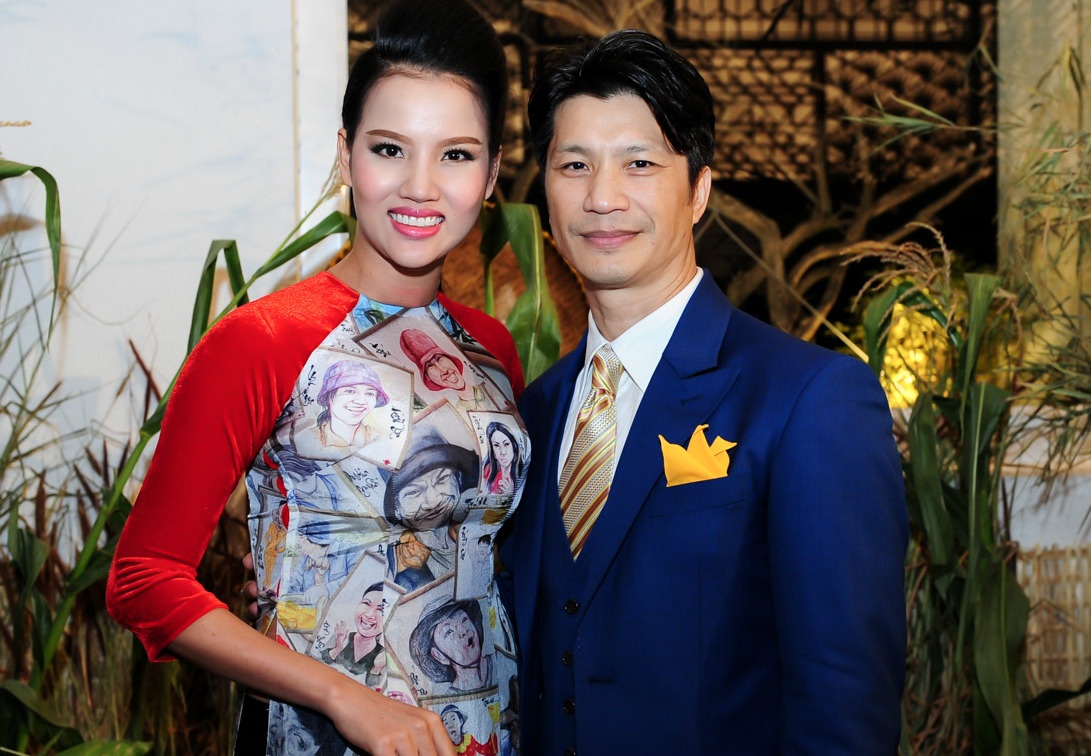 Dustin Nguyen - BB Pham lan dau xuat hien sau dam cuoi hinh anh