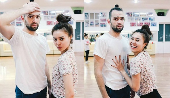 Lan Ngoc: Tap nhay bi be dau, nang nguc, ep deo chi co khoc hinh anh