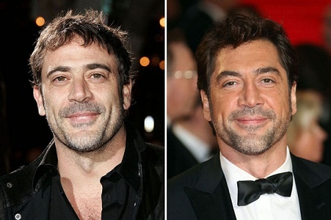Jeffrey Dean Morgan và Javier Bardem giống nhau như tạc.