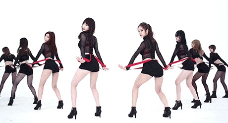 My nhan Kpop gioi lac hong, khoe hinh the quyen ru hinh anh