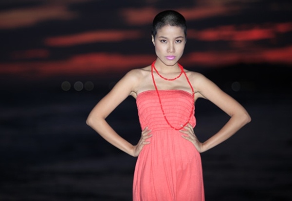 Người mẫu Bảo Trúc từng gây sốc cho khán giả khi quyết định cạo trọc đầu  để tham gia bộ phim Người mẫu phiên bản Việt. 