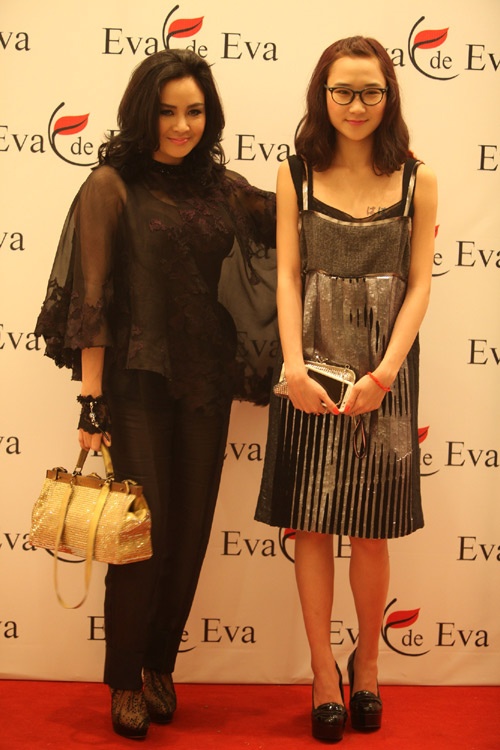 Thanh Lam và con gái.