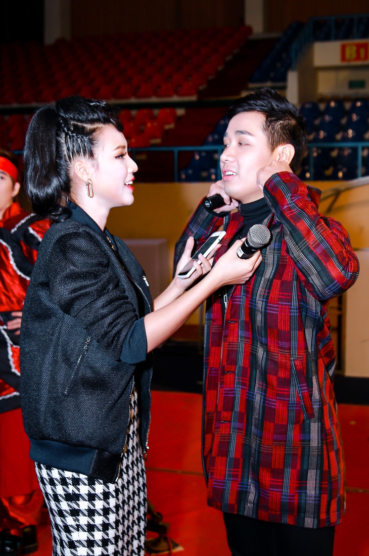 Nguyên Khang và Hoàng Oanh.