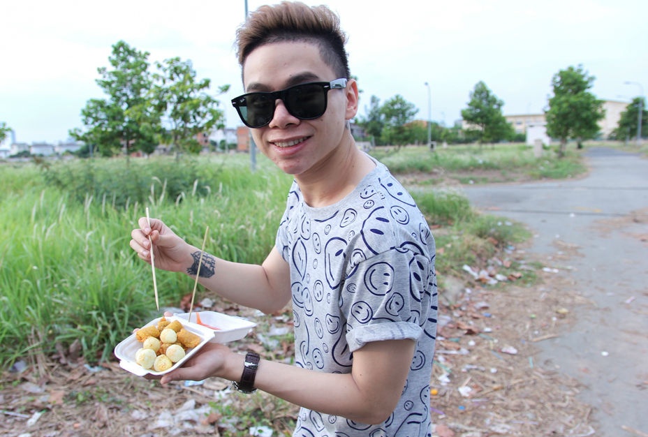 Hoang Ton an vat truoc khi quay MV cung Thai Trinh hinh anh