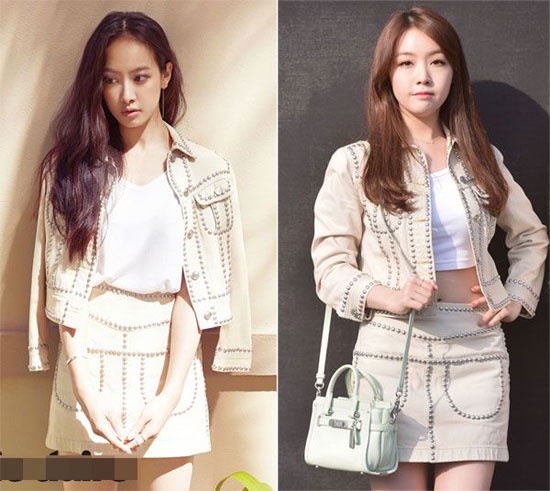 Victoria (f(x)) kín đáo và không gợi cảm bằng Bang Minah.