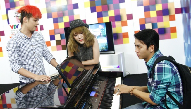 Hoai Lam den co vu cho Thanh Duy, Nhat Thuy hinh anh