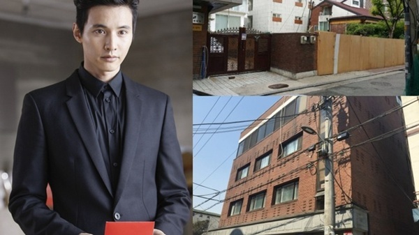 Tòa nhà 4 tầng đang cho thuê.