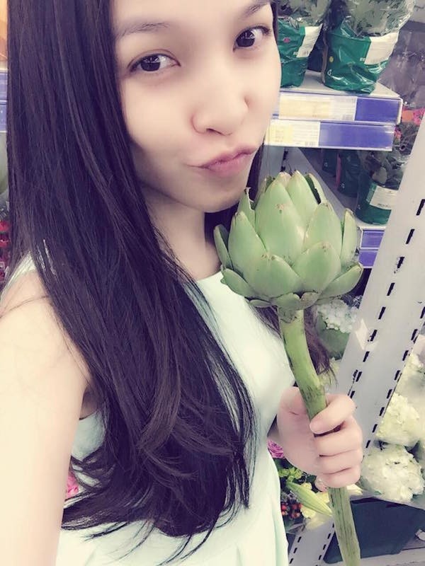 Nét trẻ trung, tươi tắn dù không trang điểm của Hiền Thục.