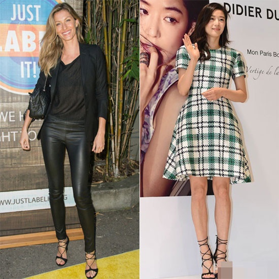 Siêu mẫu quyền lực Gisele Bundchen và nữ diễn viên Jeon Ji Huyn